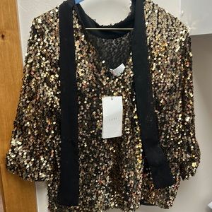 JUST sequin top
